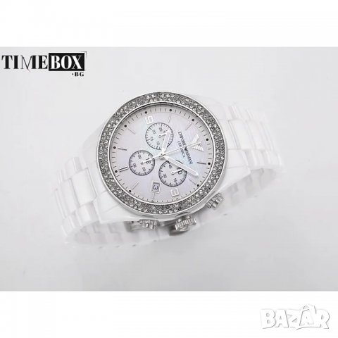 Emporio Armani AR1456 Ceramica Chronograph. Нов дамски часовник, снимка 7 - Дамски - 38774705