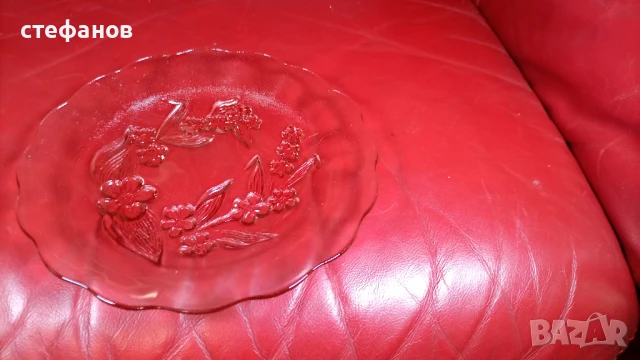 Стъклени десертни чинийки общо 12 бр, снимка 4 - Чинии - 51036802