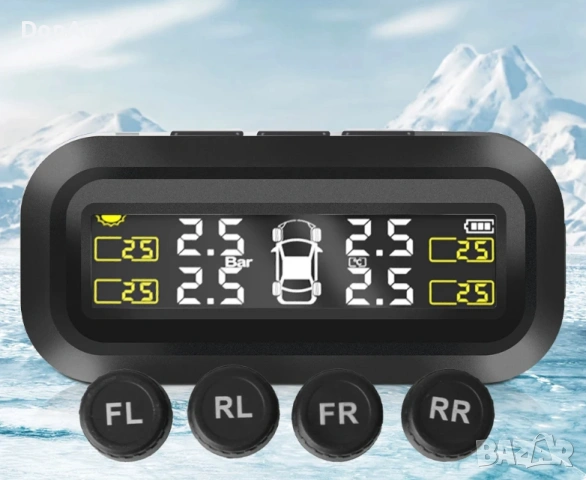 Вентили за следене на гумите за автомобил, снимка 2 - Аксесоари и консумативи - 53135876