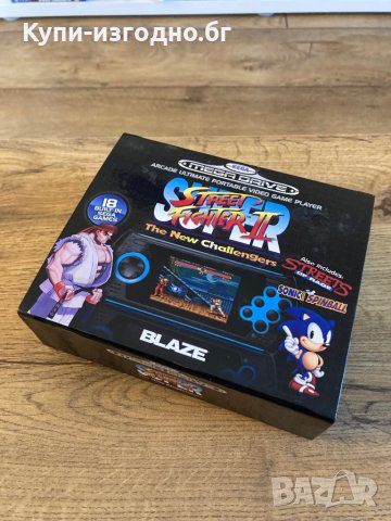 Ретро конзола - Sega Mega Drive Arcade ultimate portable video game player от Blaze, снимка 2 - Други игри и конзоли - 39119737