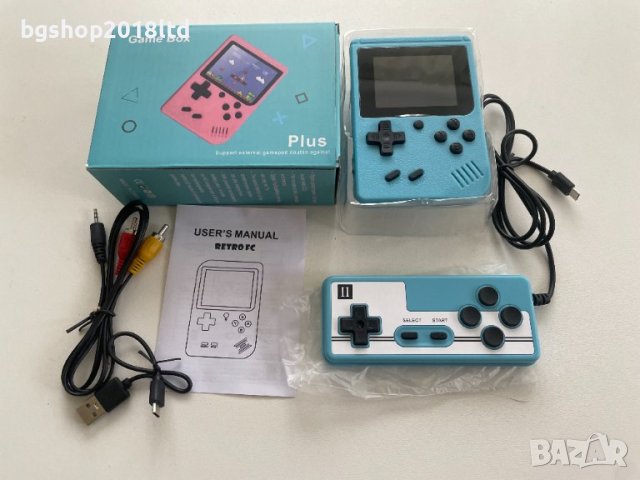 Преносима игрова конзола с 500 Вградени игри - Синя