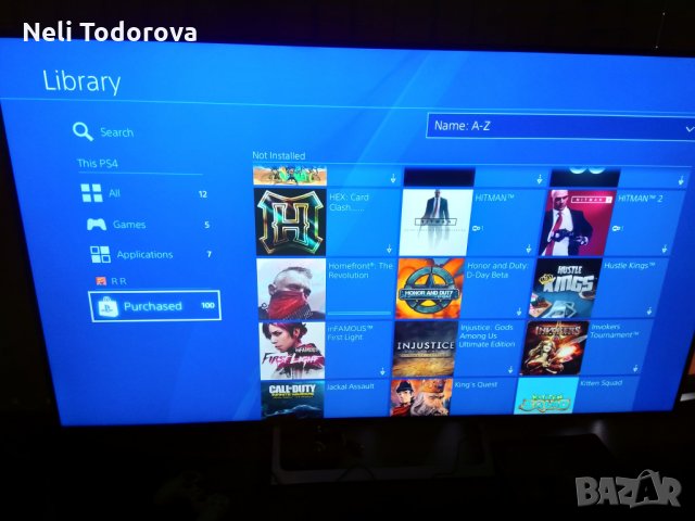 PS4 slim 1TB  с над 100 хитови игри , снимка 4 - PlayStation конзоли - 31065191