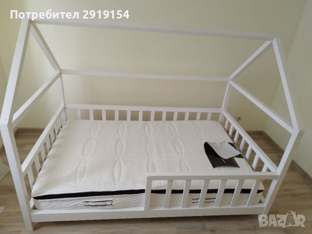 Детско легло тип къщичка, снимка 7 - Мебели за детската стая - 39081428