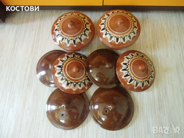 Керамично гърне + 2 гювечета , снимка 10 - Съдове за готвене - 56413618