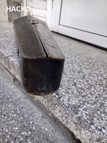 ЛЯТНА ЦЕНАСтар Дървен Куфар за Цигулка, снимка 3 - Антикварни и старинни предмети - 51019680