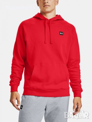 Мъжки червен суитчър Under Armour , снимка 3 - Суичъри - 38115241