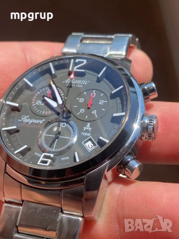 Продавам оригинален Мъжки часовник Atlantic Seasport 87466.42.45, снимка 14 - Мъжки - 53936388