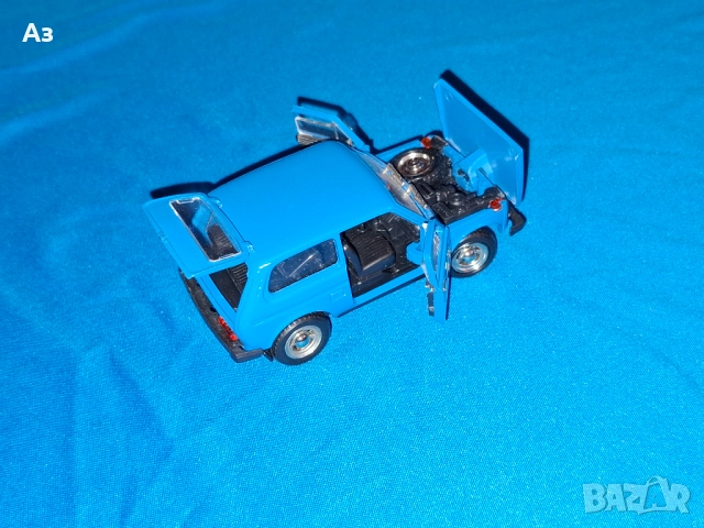 Руски метален модел на кола Лада ВАЗ 2121 Нива в мащаб 1:43 Made in USSR Сделано в СССР, снимка 6 - Колекции - 51955367