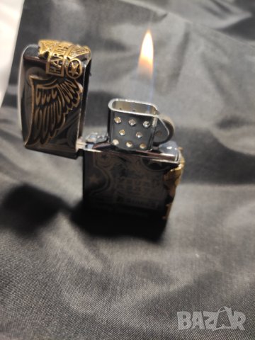 Метална запалка с емблемата на Harley Davidson, снимка 10 - Запалки - 34437771