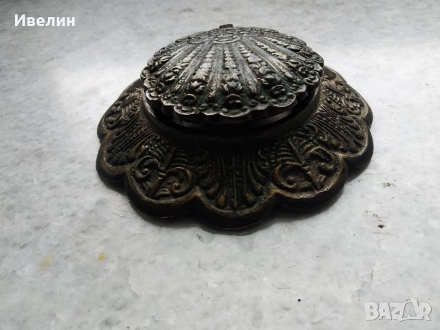 посребрена барокова кутия , снимка 2 - Антикварни и старинни предмети - 29638429