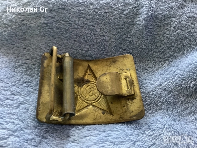 Военен катарама бронз произведено в СССР отличен състояние, снимка 2 - Колекции - 54121964