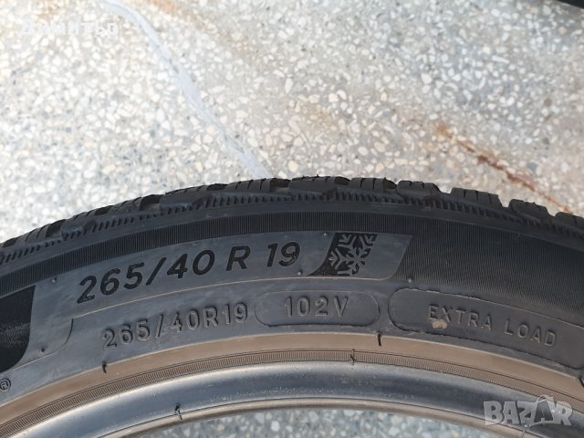 4 броя зимни гуми MICHELIN PILOT ALPIN 5 265/40 R19 102V, снимка 14 - Гуми и джанти - 35016755