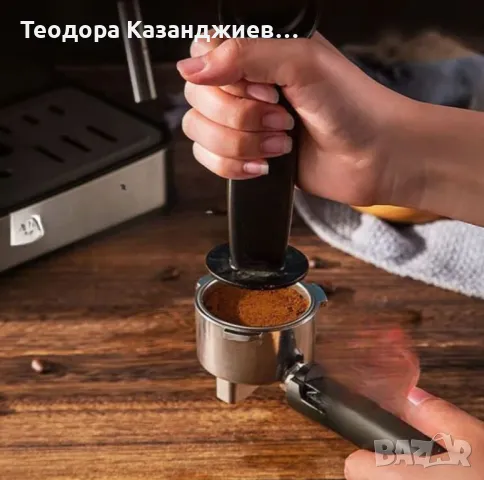 Кафемашина – Еспресо и капучино с млечна пяна, неръждаема стомана, снимка 4 - Кафемашини - 48728550
