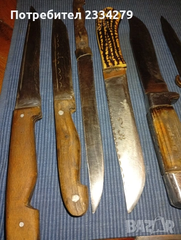 Стари ножове, различни видове , масап стар. , снимка 4 - Ножове - 53027619