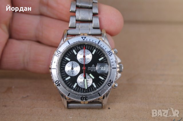 мъжки швейцарски часовник ''Dugena" хронограф WR 100, снимка 1 - Мъжки - 44479707