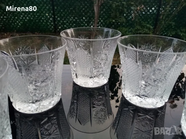 * Ропотамо * - кристални чаши 5 бр., снимка 2 - Сервизи - 55826939