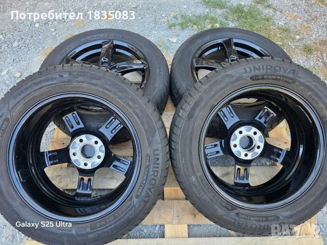 Лети джанти 16ки 5х100 RC Design + зимни гуми 195/60/16 Uniroyal, снимка 8 - Гуми и джанти - 55879317