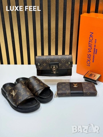 Louis Vuitton ⚜️Дамски Чехли 36-41н , снимка 17 - Чехли - 54220690