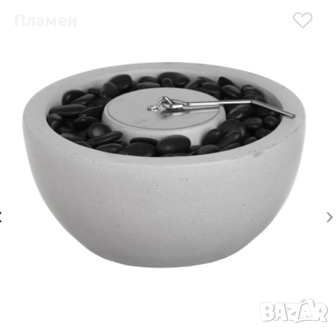 Декоративна камина на биоетанол декорация камък и огнище 23х11 см., снимка 10 - Други - 52298039