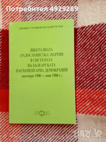Либералната партия в системата на българската парламентарна демокрация ( ноември 1900- юни 1904 г )
