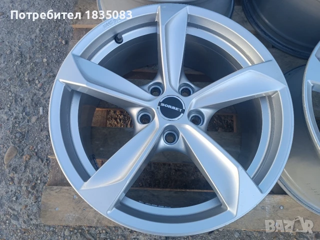 Лети джанти 17ки 5х115 Borbet, снимка 5 - Гуми и джанти - 51127903