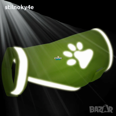 Светлоотразителна жилетка за куче Светлоотразителна кучешка жилетка Светлоотразителни жилетки, снимка 2 - За кучета - 44743788