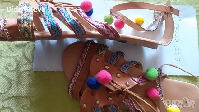 Цветни сандали, снимка 3 - Сандали - 36589405