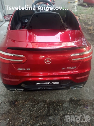 Продавам детска електрическа кола тип SUV – стилен модел с визия на Mercedes AMG, в отличен вид., снимка 6 - Детски велосипеди, триколки и коли - 53905134
