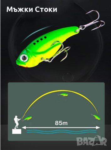 Цикада / Цикади за риболов 7гр, 10гр, 15гр., снимка 9 - Такъми - 40855917