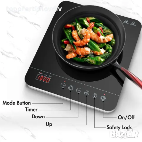 Индукционен котлон Aobosi Induction Hob,Гаранция, снимка 1 - Котлони - 48223212