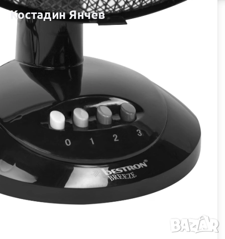 Настолен вентилатор Bestron breeze, снимка 3 - Вентилатори - 51812181