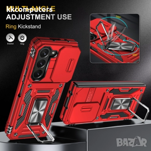 Samsung Galaxy Z Fold5 5G Удароустойчив Ring Holder Калъф и Протектор, снимка 11 - Калъфи, кейсове - 52382404