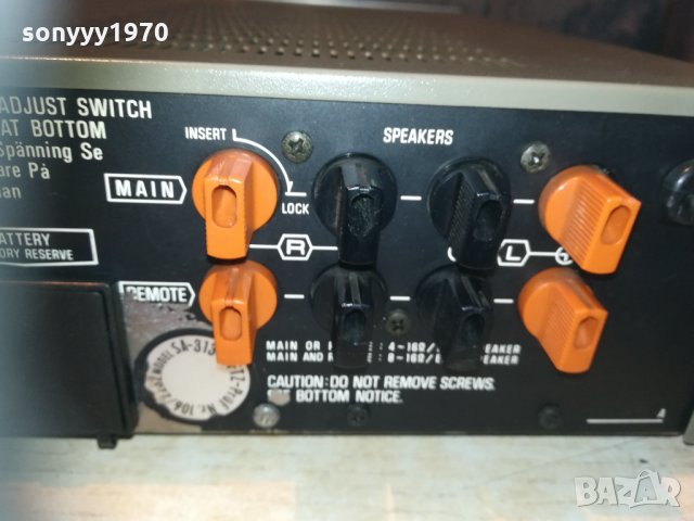 TECHNICS SA-313 RECEIVER 410W MADE IN JAPAN 2201211744, снимка 16 - Ресийвъри, усилватели, смесителни пултове - 31519295