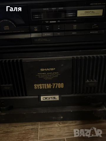 Предлагам комплект уредба SHARP SYSTEM-7700, снимка 5 - Аудиосистеми - 55954543