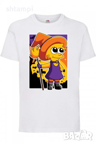 Детска тениска The Simpsons Lisa Simpson 02,Halloween,Хелоуин,Празник,Забавление,Изненада,Обичаи,, снимка 2 - Детски тениски и потници - 38158488