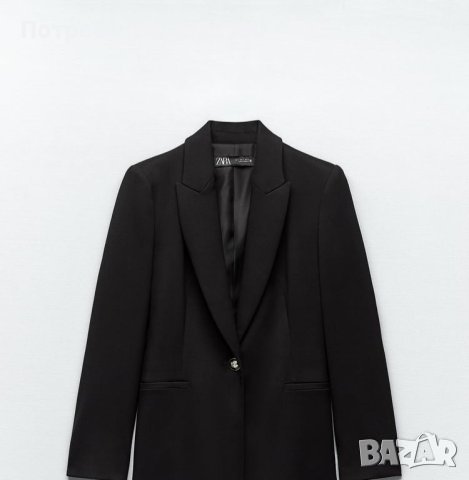 Дамско черно сако Н&М 