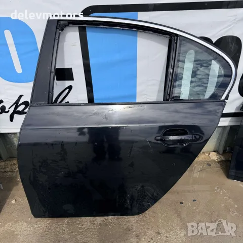 Задна лява врата черна от BMW E60, БМВ 520 Е60 2.2I
