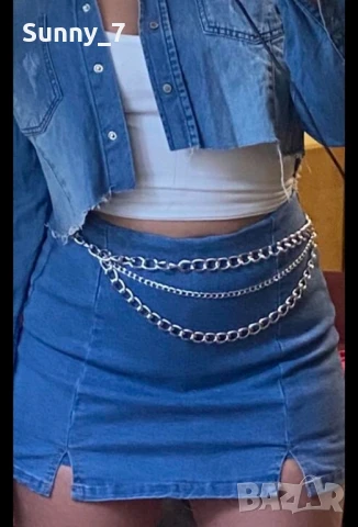 Нови дънкови панталонки/пола, снимка 4 - Къси панталони и бермуди - 51185363