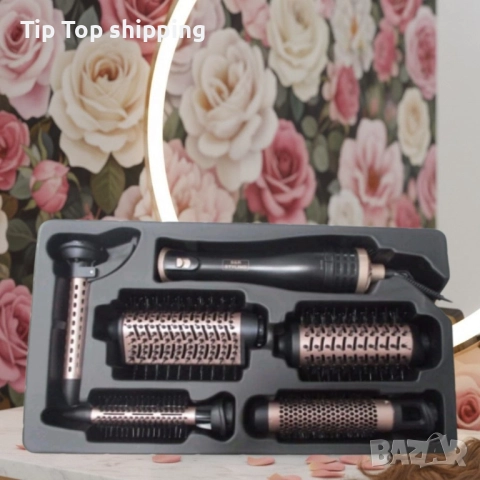 S&R Styling SD-937A – 5 в 1 уред за перфектна прическа без фризьор и с обем като от салон