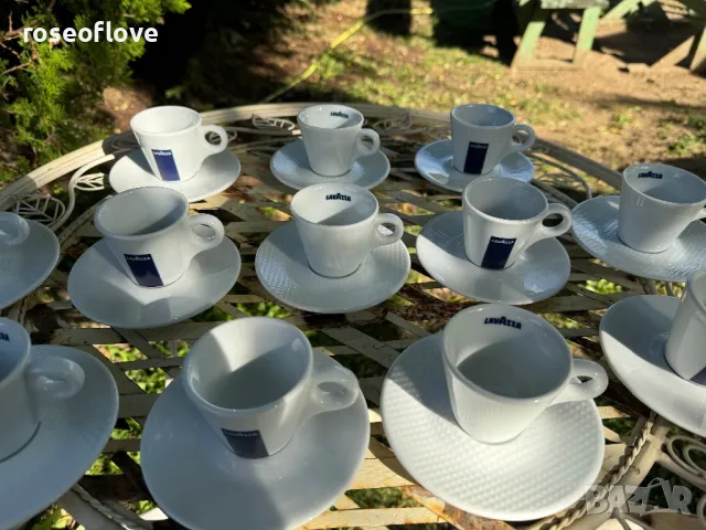 Лаваца / Lavazza италиански порцеланови чаши за кафе модел 4, снимка 11 - Чаши - 47715946