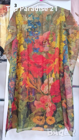 туника рокля за плаж - различни разцветки , снимка 6 - Рокли - 44748484