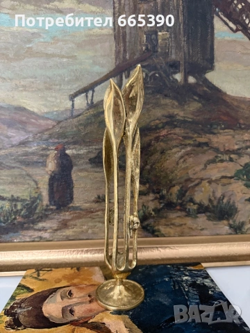 Уникална бронзова статуетка, снимка 6 - Колекции - 53936080