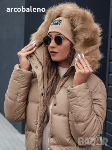 NORDKOLL Дамско зимно яке с качулка, 3цвята , снимка 4 - Якета - 48264585