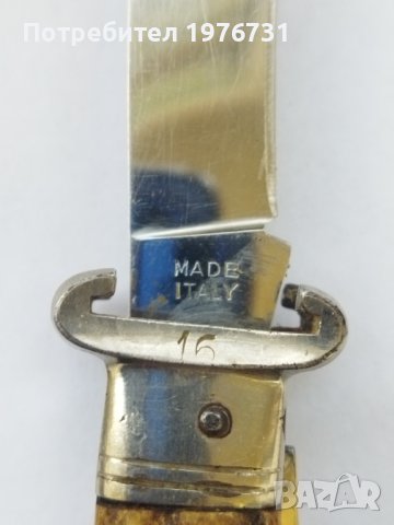 Сгъваем Ловджийски нож  VIRGINIA INOX  MADE ITALY , снимка 4 - Ножове - 40784546