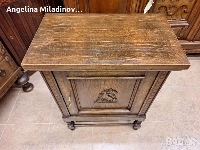 Винтидж шкаф дъб масив , снимка 6 - Скринове - 51924575