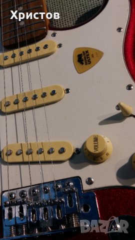 warriors – electric guitar – metallic red, снимка 3 - Китари - 30904361