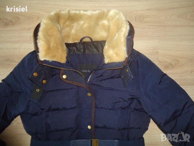 ZARA--ТОПЛО ПУХЕНКА С ГЪШИ ПУХ--М номер, снимка 3 - Якета - 52635011