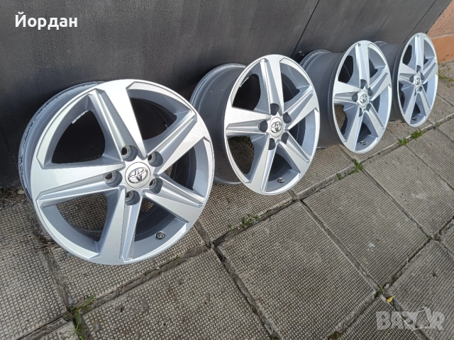ОРИГИНАЛНИ джанти 16 ' цола 5x114,3 TOYOTA / ТОЙОТА ЕТ40 7J + датчици, снимка 7 - Гуми и джанти - 54221530