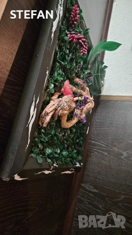 картина с корени и цветя за декорация , снимка 4 - Други - 51515220