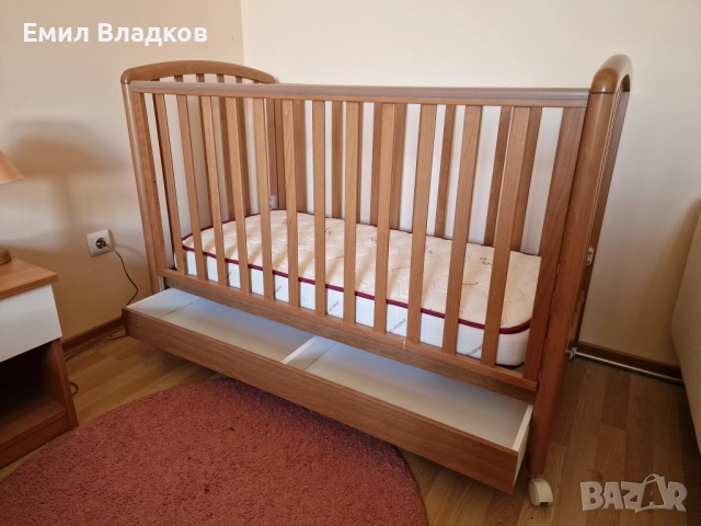 Чудесна италианска кошарка с луксозен нов матрак